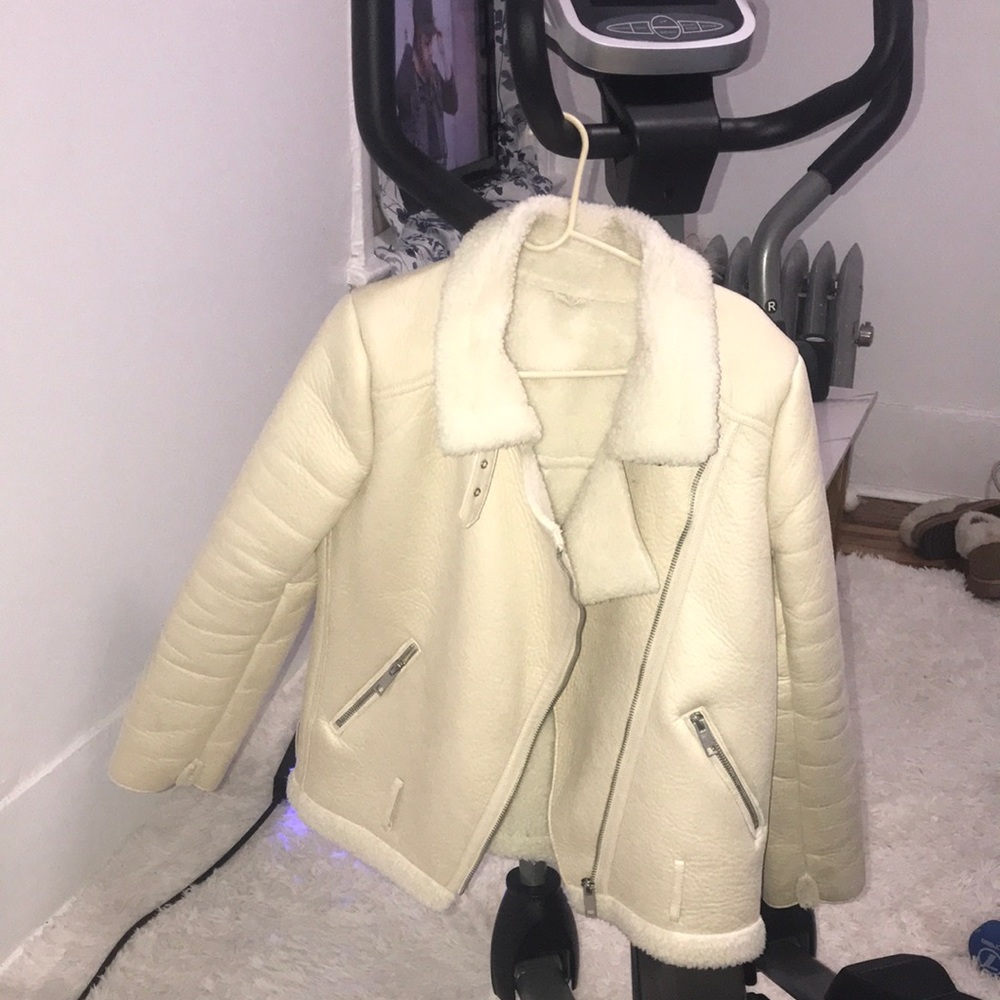 Zara shearling coat